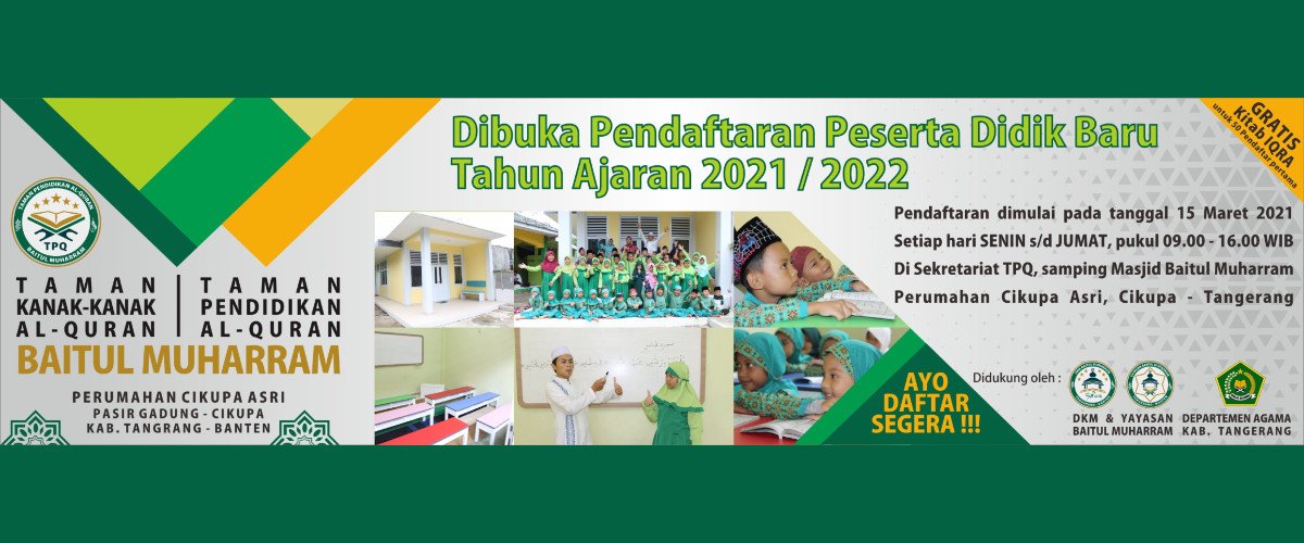 Pendaftaran Peserta Didik Baru Tahun Ajaran 2021/2022