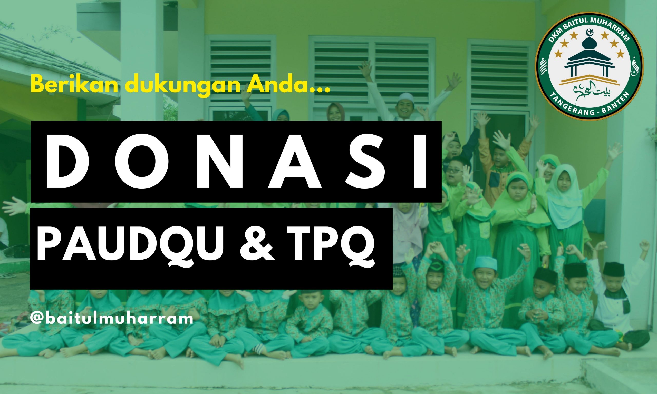 Banner Donasi PAUDQu & TPQ
